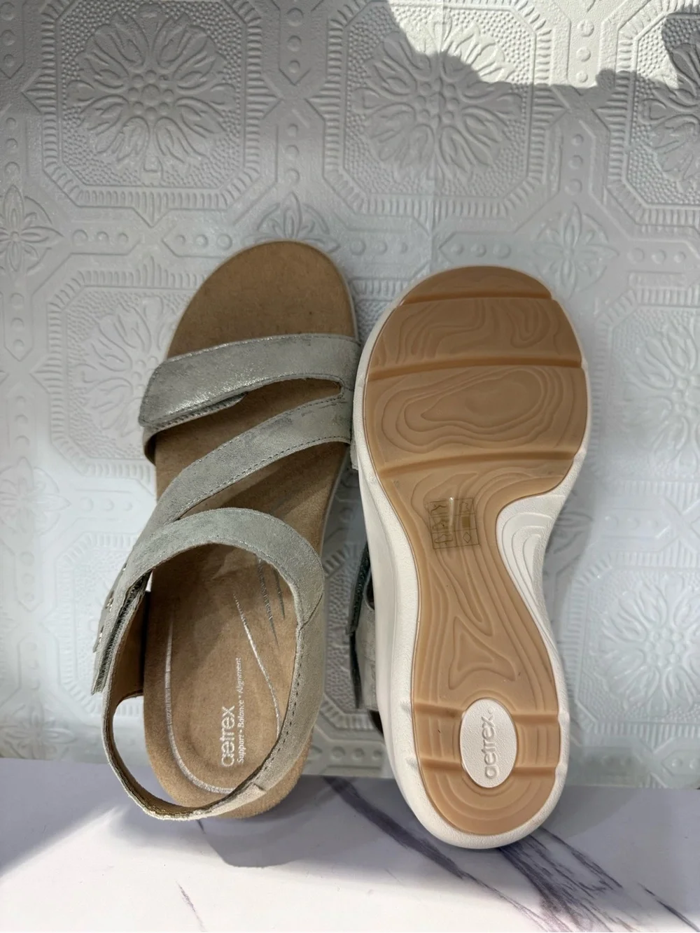 Aetrex Savannah Champagne EN2005 - Strappy Women’s Sandal